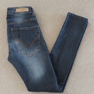 Carbon Men's Distressed/Faded Super Skinny Blue Jeans / EUC